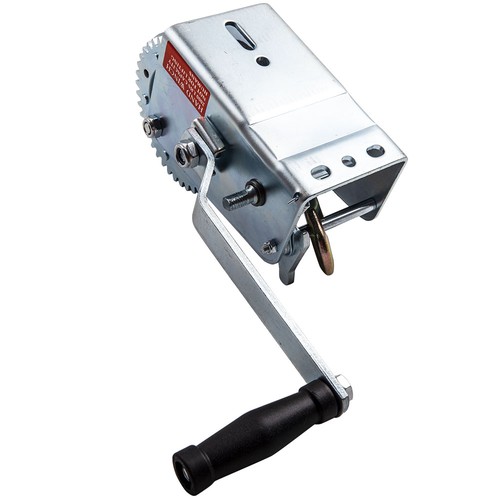 Cabrestante manual universal 2000 lb 20 ft x 2" correa para remolque de barco RV ATV elevación - Imagen 2 de 20