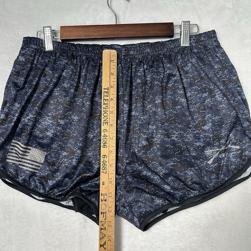 Pantalones Cortos Grunt Estilo Ranger Silkies Talla Grande Azul Digital Camuflaje 2” Forrados entrepierna - Imagen 10 de 11