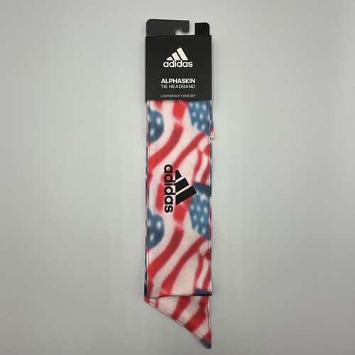 Adidas Alphaskin Americana Head Tie Headband **NEU** - Bild 1 von 10