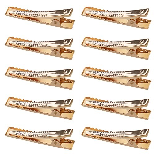 50 Pcs 3.5cm Alligator Hair Clips Gold Hair Clips Crafts Accessory for Arts  - Picture 7 of 7