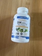 SMNutrition DIM 200 mg + BioPerine Estrogen Metabolism Support 120 Cap 01/26