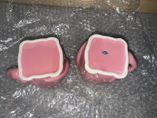 Vintage Pink Ceramic Dinosaur Mugs* Made In Japan* Rare Look! - Picture 6 of 6
