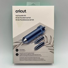 Cricut Foil Transfer Kit #2008726 Housing/3 Tips/12 Sheets/Tape New Sealed