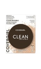 New Covergirl Clean Invisible Loose Powder 115 Translucent Medium Talc Free