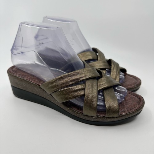 Catwalk Damen Mode Sandalen Keilabsatz Riemchen Heels WMN US8 EU38 Braun Block - Bild 2 von 7