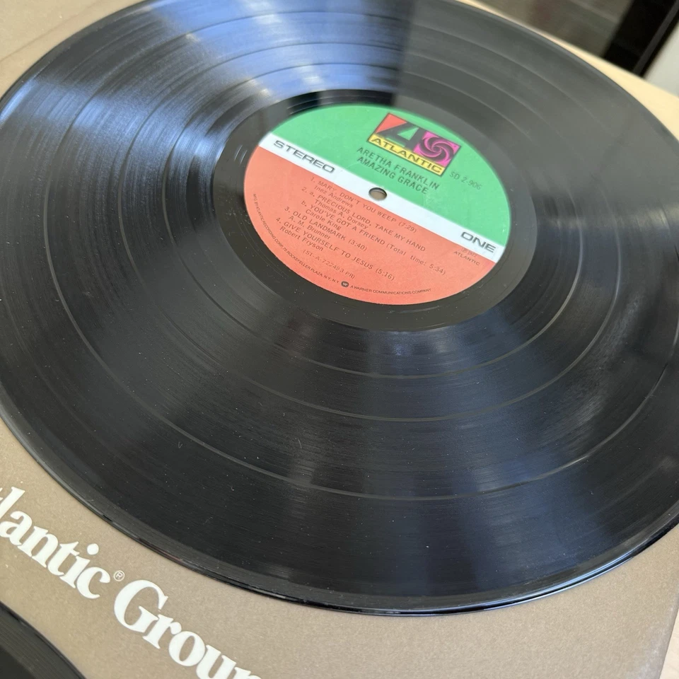 Aretha Franklin Amazing Grace 1972 2LP Gatefold In Shrink! Complete W/OG Sleeves - Image 4 of 4