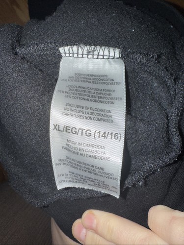 And1 Jugend XL schwarz neongrün Basketball Logo Kapuzenpullover Sweatshirt - Bild 7 von 7