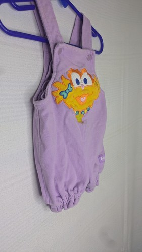 Sesame Street Baby Zoe One Piece Snap Purple Romper 3/6 Months - Picture 2 of 5