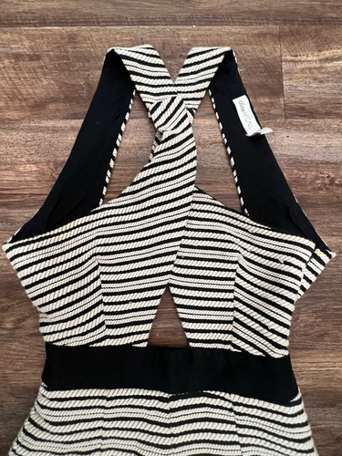 Traje de Juego Alice McCall Texturizado a Rayas Recortado 4 XS Completamente Forrado - Imagen 7 de 14