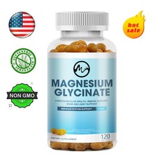 Magnesium Glycinate 500mg With Zinc,D3 Improved Sleep, Stress , Anxiety Relief
