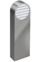Massive Energiespar Wegeleuchte Linz Sockelleuchte Edelstahl 1X E27 IP44 40Cm