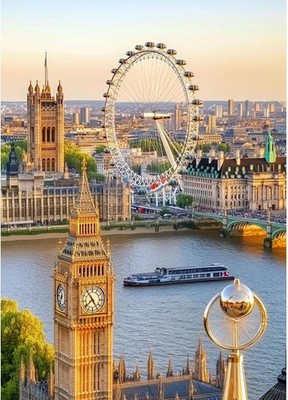 Tower of London Diamond Painting Set 30x40cm Full Drill Art