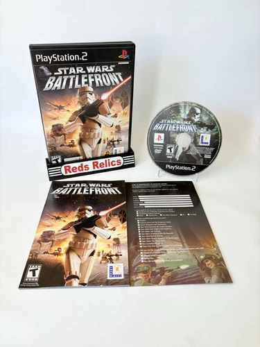 Star Wars Battlefront PS2 PlayStation 2 Complete CIB Near Mint Condition