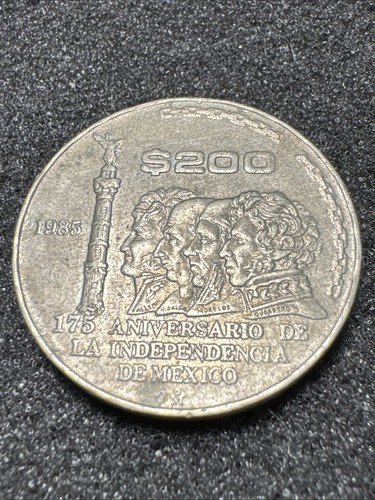 Mexico 1985 200 Pesos 175 Independence Anniversary