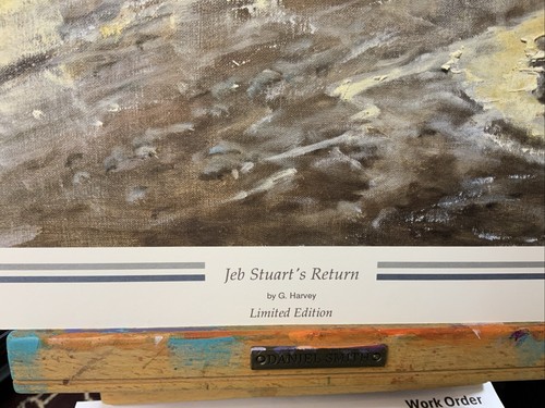 G. Harvey, Jeb Stuart's Return, Ltd Edition Litho (Dry Mounted) S/N #KM - Picture 3 of 9