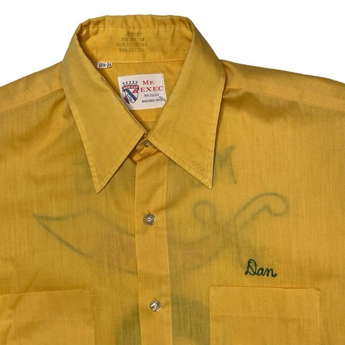VTG 60s Chain Stitch Button Up Memphis Shriners Bowling Shirt Red Kap 'Dan' - Picture 4 of 8