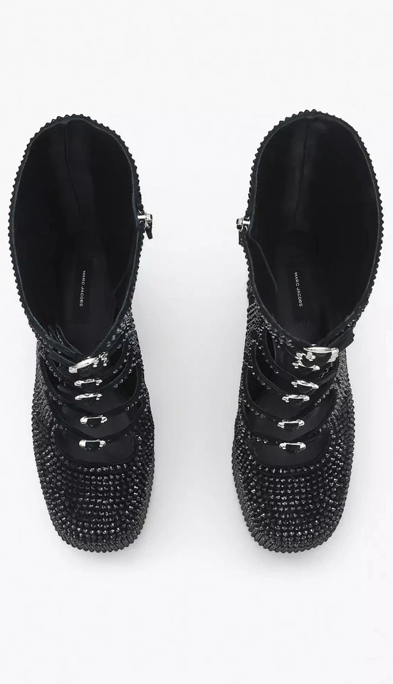 Botas Heaven By Marc Jacobs Kiki Embellecidas Nuevas Con Caja Y Plumero Foto 4 de 4