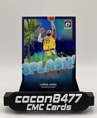 LEBRON JAMES 2024-25 Panini Donruss Optic Splash! #5 Purple Prizm - Imagen 1 de 3