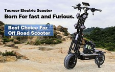 13 inch off road electric scooter dual motor 8000W 60v50ah long range