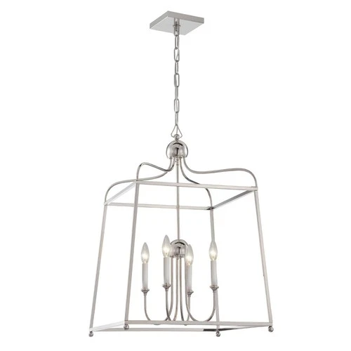Crystorama Lighting - Sylvan - 4 Light Chandelier-29.75 Inches Tall and 21.5 - Picture 2 of 4