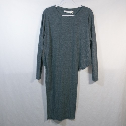 ASTR the Label blaues Langarmshirt mit seitlichem Binden gerippt Größe L - Bild 4 von 10