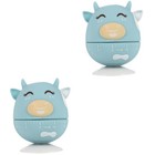 2 stücke Schöne Cartoon Mechanische Timer Schöne Küchenzeitgeber Praktische