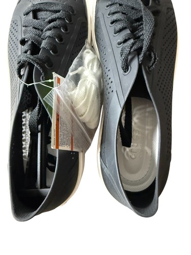 Crocs Sneakers Black Men’s Shoes Size 11 New with Tags - Picture 8 of 9
