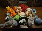 Vintage TY Beanie Babies Mixed Lot of 16