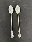 SET/2 INTERNATIONAL "JOAN OF ARC" STERLING SILVER ICED TEA SPOONS 60 Grams