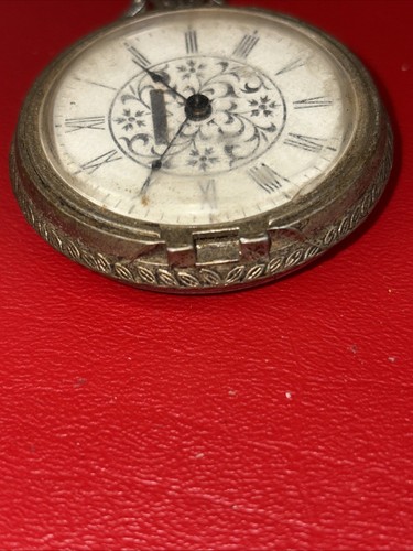 Funktioniert - Vintage Westclox mechanische Taschenuhr zum Aufziehen - Bild 2 von 9