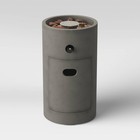 17" Pipestone Outdoor Column Fire Pit Gray