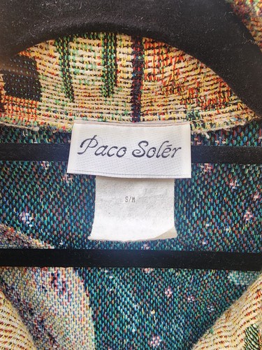 Paco Soler Tapestry Vintage Rooster Jacke Damen Größe S/M - Bild 2 von 5
