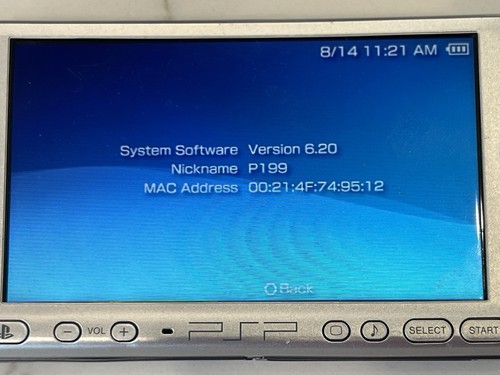 🎮Silver Sony PSP 3001 System w/ AC & USB Power Cords, SD Card Adapter ✅TESTED🎮 - Picture 4 of 15
