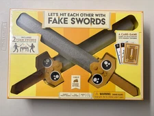 Let's Hit Each Other With Fake Swords Card Game Party Sealed Exploding Kittens