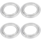 4 Pieces Rotierender Plattenteller Rotierendes Präsentationsregal
