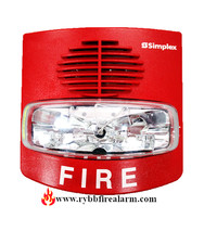 Simplex 4903-9426 Wall Horn Strobe Red
