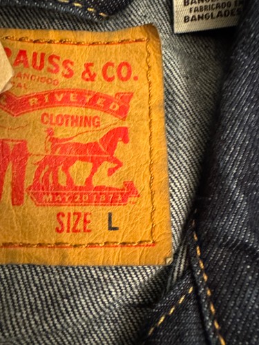 Levi’s Jeans Jeansjacke Herren L Large Dark Wash NEU ETIKETT - Bild 3 von 15