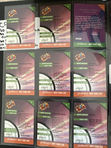 1993 - Jim Henson's Muppet Complete Card Set Of 60 + Complete Chase - T1, T2, T3 - Bild 2 von 7