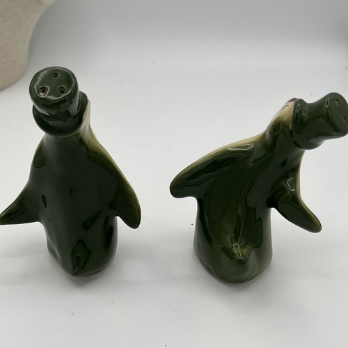 Salero y pimentero antropomórfico Penguin de colección - Imagen 4 de 5