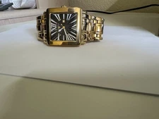 Swiss Legend Men's 40024  Colosso Collection  Yellow gold tone black dial  Watch