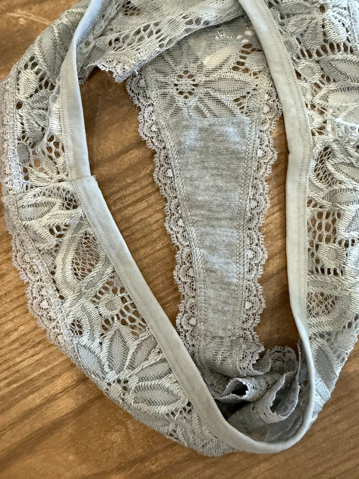 Mujer Talla M Gris Tanga Bragas Ropa Interior - A0004 Foto 4 de 4