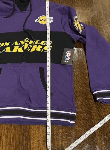 Los Angeles Lakers Hoodie Sweatshirt Men’s Small LA NBA Basketball Pullover New - Picture 13 of 13