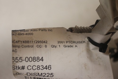 Genuine OEM Chrysler Manual AC Heater Climate Control Panel Fits 2001 PT Cruiser - Picture 5 of 6