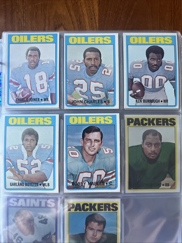 1972 Topps Football Lot Of 182 NM W/stars !!🔥 - Bild 14 von 24
