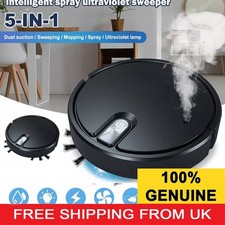 Rechargeable Smart Sweeping Robot Vacuum Cleaner Automatic Floor Mop Sweeper UK
