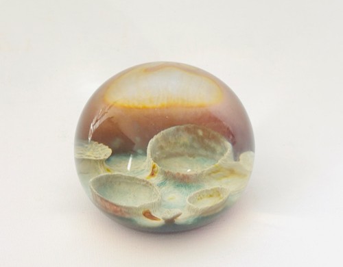 Caithness Glass Paperweight Moonscape Colin Terris Number 220/750 - Picture 14 of 24