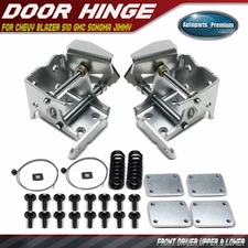 2x Front Left Upper & Lower Door Hinge Kit for Chevy Blazer S10 GMC Sonoma Jimmy