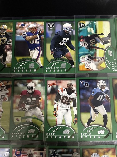 2002 Topps Football 24 Card Lot E Cris Carter/Chad Johnson/Jerry Rice/ 8 RC - Picture 4 of 15
