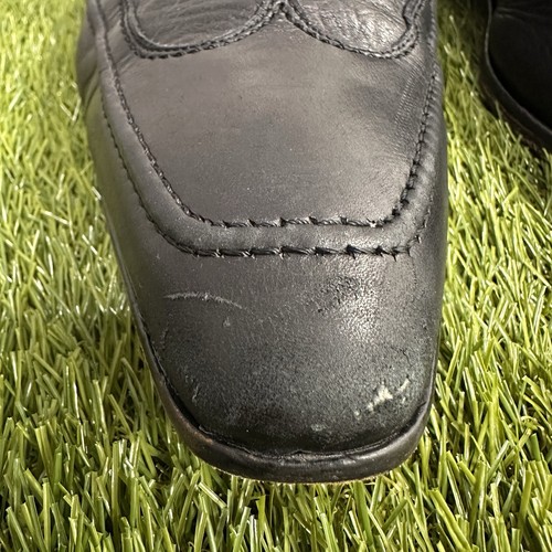 Dolce & Gabbana Dress Shoes Wing Tip Black Stitch Mens EU 46 US 12 - Picture 5 of 14