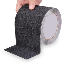 anti Slip Tape- Black, 4in X 33 ft Heavy Duty Grip Tape Outdoor Waterproof,